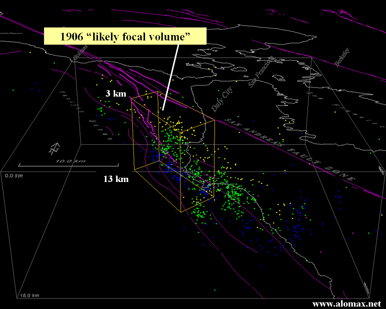 San Francisco Earthquake 1906 Depth Of Focus